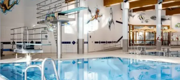 Sprungbecken im Hallenbad Höchst