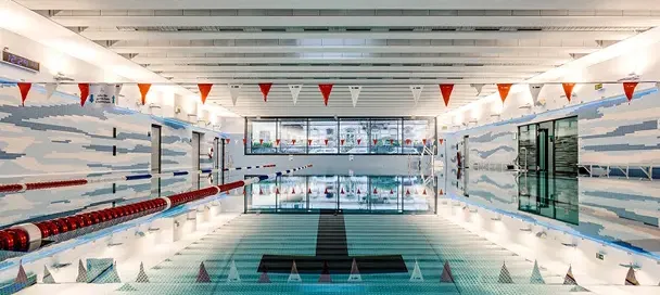 Schwimmbecken im Textorbad