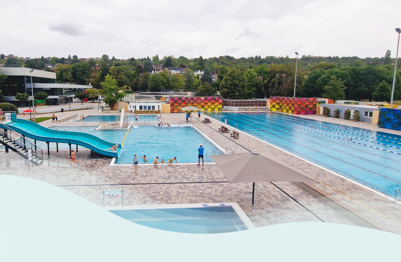 Riedbad Bergen-enkheim Fritz-schubert-ring 2 60388 Frankfurt Am Main Riedbad Bergen-Enkheim - Freibad - Frankfurter Bäder