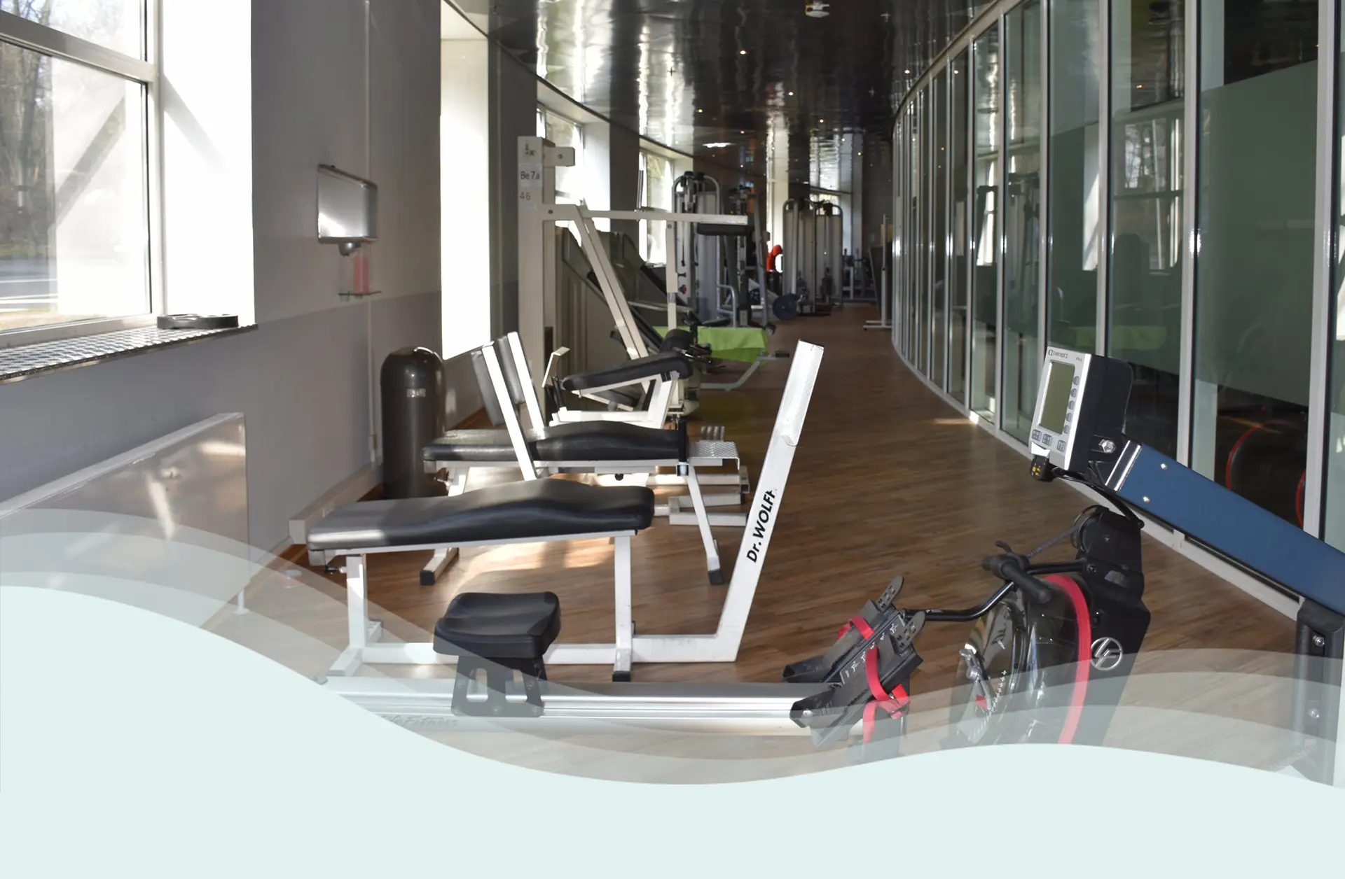 Trainingsbereich Fitnesscenter Titus Thermen